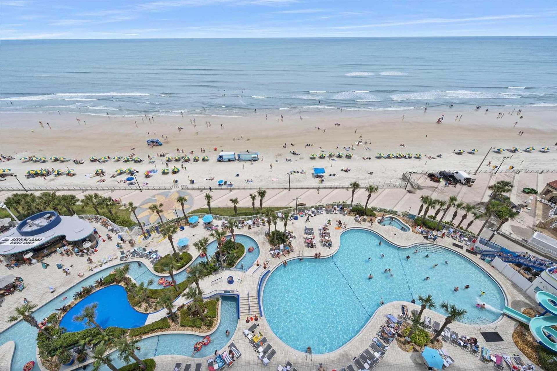 Luxury 9Th Floor 1 Bedroom Condo Direct Oceanfront Daytona Beach | 908 Екстер'єр фото